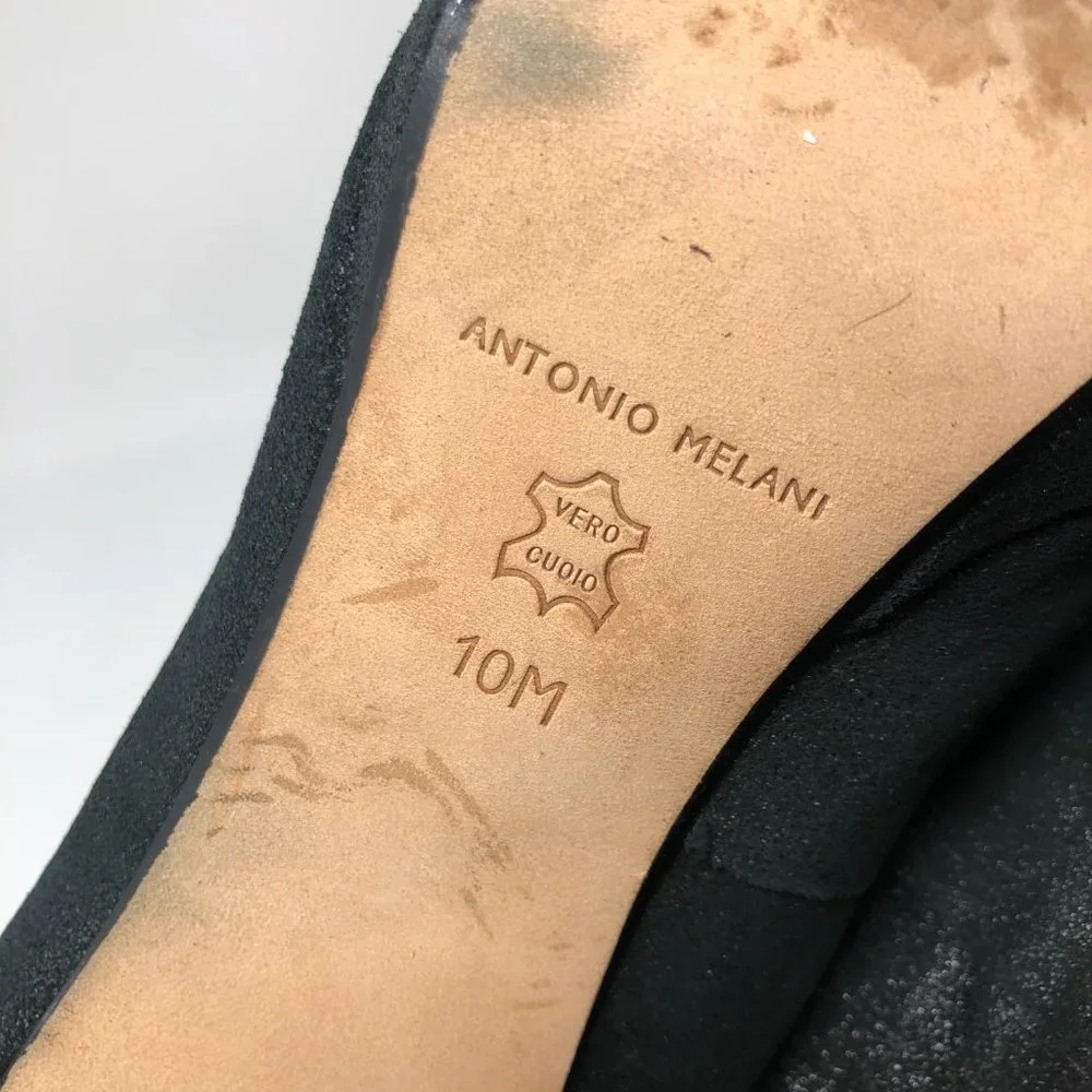 Antonio Melani Womens Black Embellished Heels 10M - Picture 10 of 10